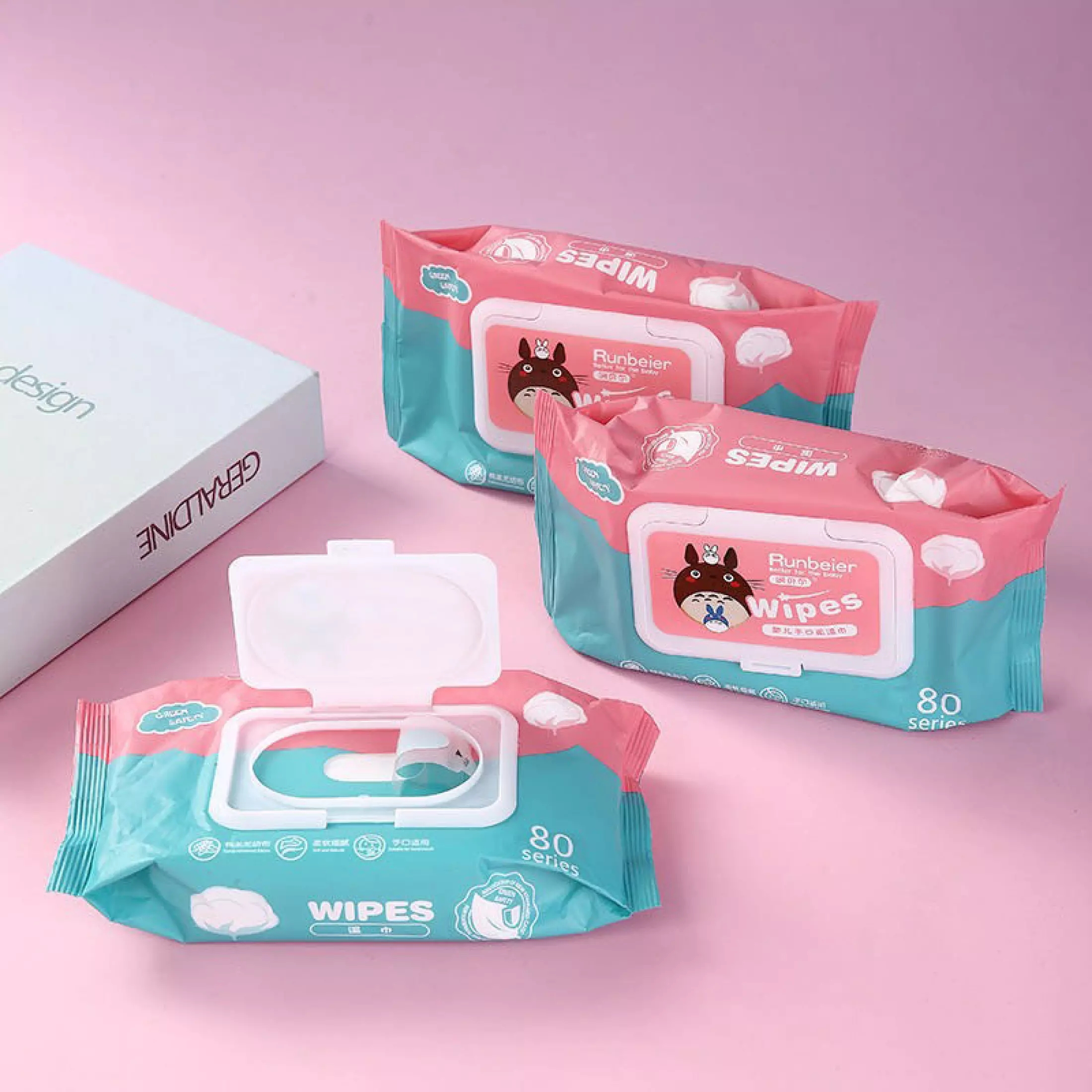 MUISUNGSHOP ทิชชู่เปียกเด็ก พร้อมส่ง ราคาถูก น้ำเต็มๆแผ่น Baby Wipes