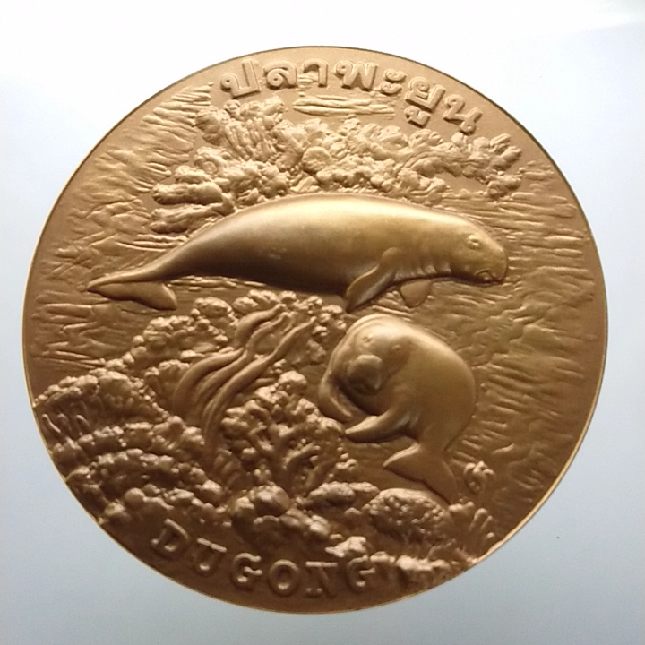 เหรียญประจำจังหวัด ตรัง เนื้อทองแดง ขนาด 7 เซ็นติเมตร กรมธนารักษ์สร้าง