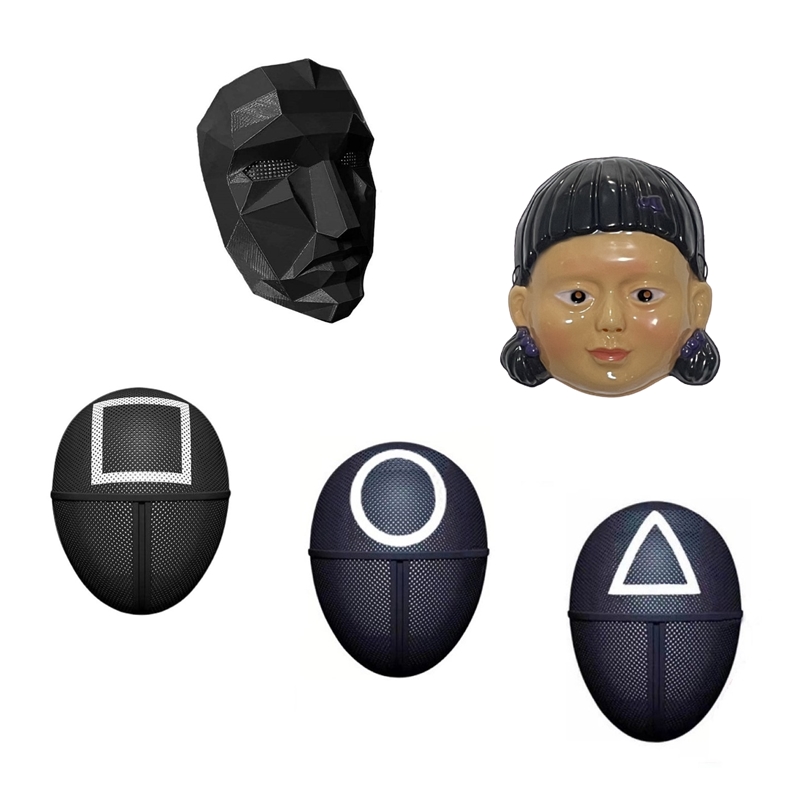 7C248 หน้ากากผู้คุมเกม สควิดเกม เล่นลุ้นตาย Guard Mask Squid Game