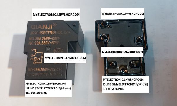 ขาย JQX-15F(090)DC12V ยี่ห้อJQX RELAY รีเลย์ 5ขา คอลย์12V 5ขา30A250V รีเลย์5ขา RELAY5ขา ราคา ตัวละ . . . หย่วย บาท