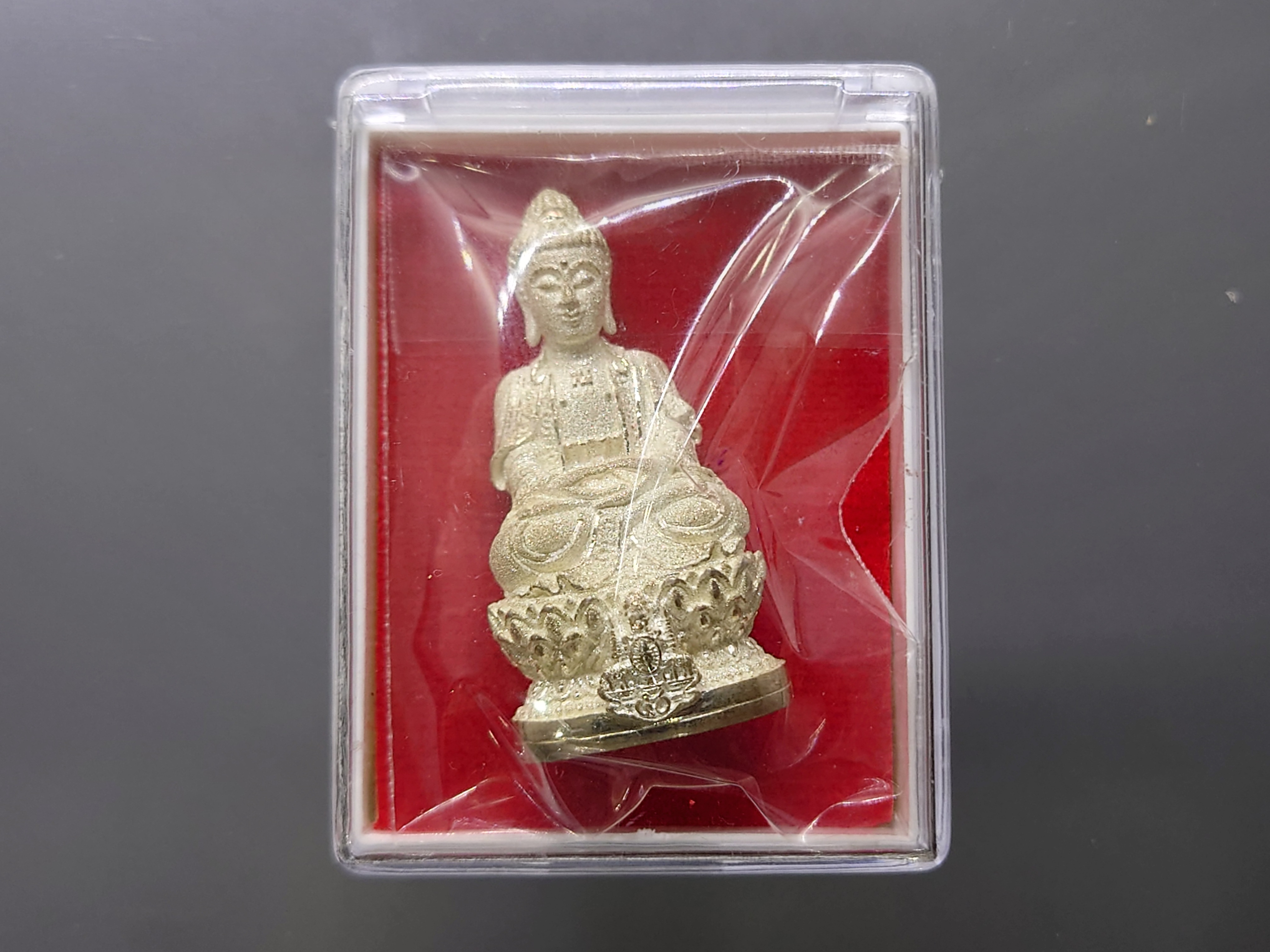 พระกริ่งจีน ต้าเยิ่นถะ เนื้อเงิน รุ่นกาญจนาภิเษกครองราชย์ 50 ปี วัดบวรนิเวศวิหาร ปี2538 นิยม หายาก ไม่มีกล่อง