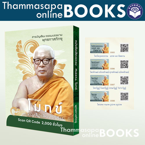 หนังสือสารบัญเสียง โมกข์ MOKKHA ธรรมบรรยาย พุทธทาสำิกขุ (ฉบับภาษาไทย 2,000 ชม.)