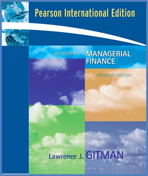 Principles of Managerial Finance : International Edition – ISBN 9780321311504