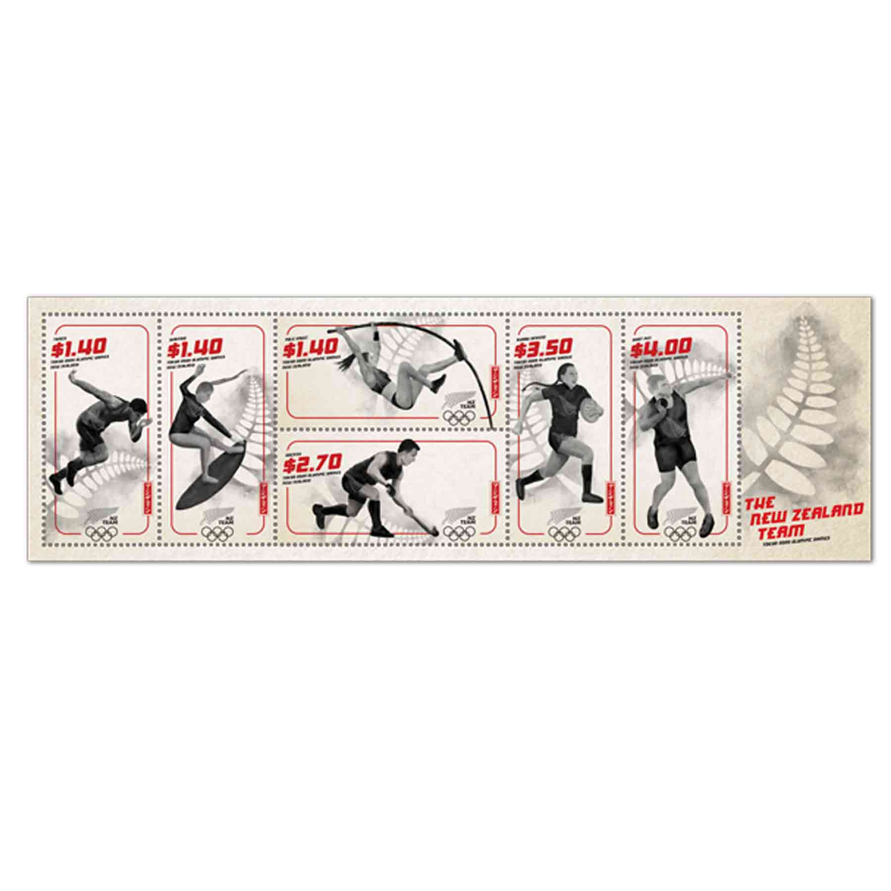 New Zealand Stamp, 2020 TOKYO 2020 Olympic Games S/S ที่ระลึกกีฬาโอลิมปิก