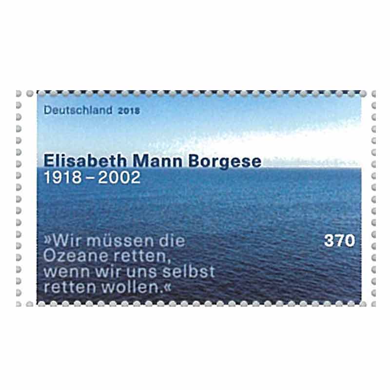 Germany Stamp, 2018 Elisabeth Mann Borgese