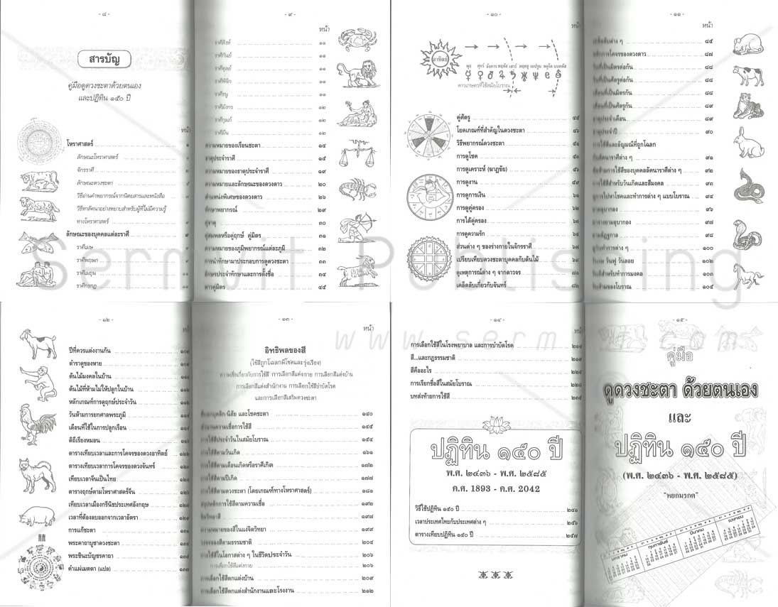 คู่มือดูดวงชะตาด้วยตนเองและปฏิทิน 150 ปี (ปกอ่อน)