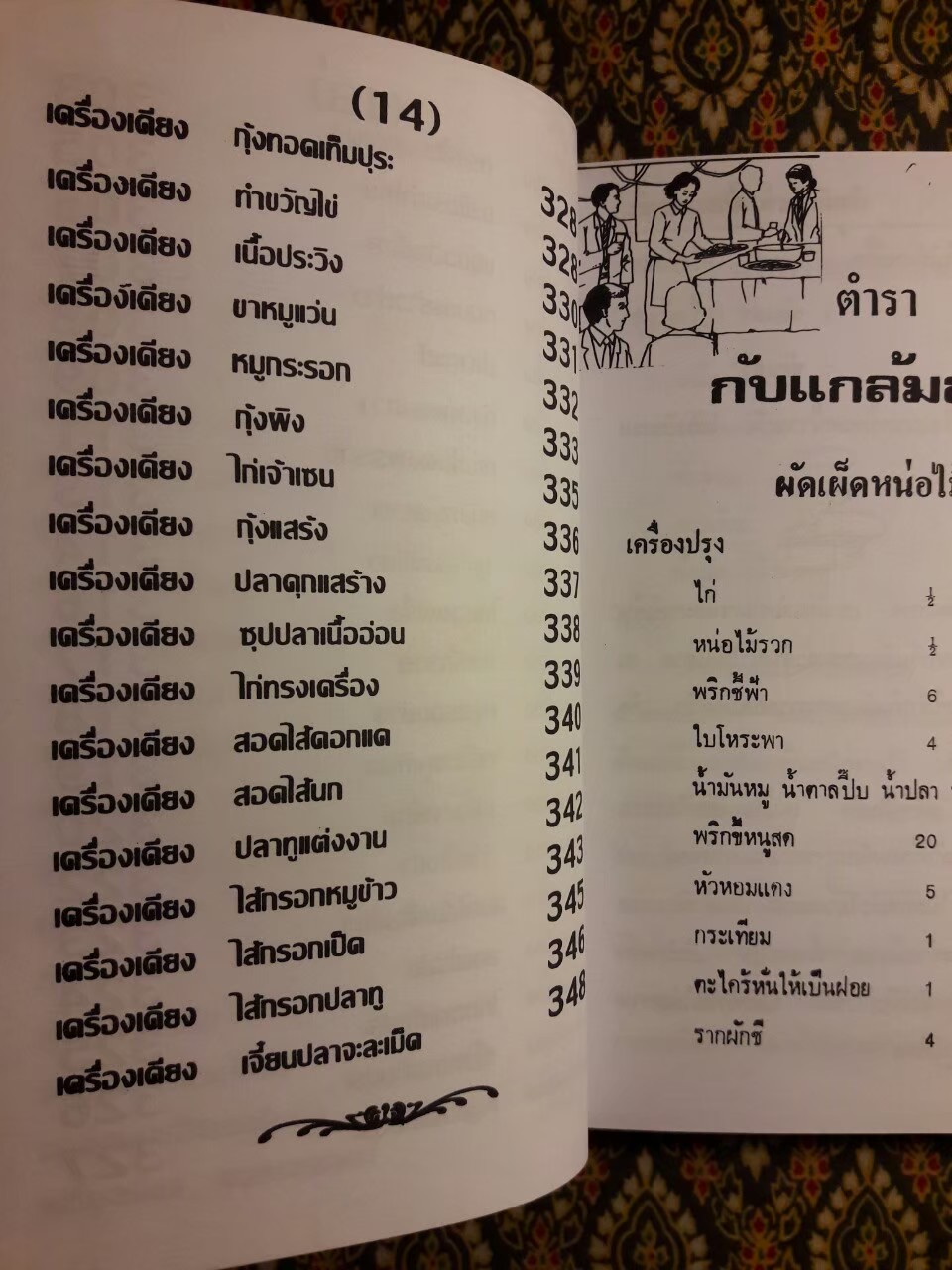 ตำรากับข้าว กับแกล้มเหล้า