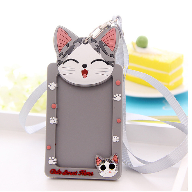 MUISUINGSHOP Case ซิลิโคนการ์ตูนใส่ป้ายชื่อ บัตรนักเรียน พนักงาน บัตรประจำตัว ลายการ์ตุน น่ารักๆ ราคาถูกที่สุดเพียง 50 บาท