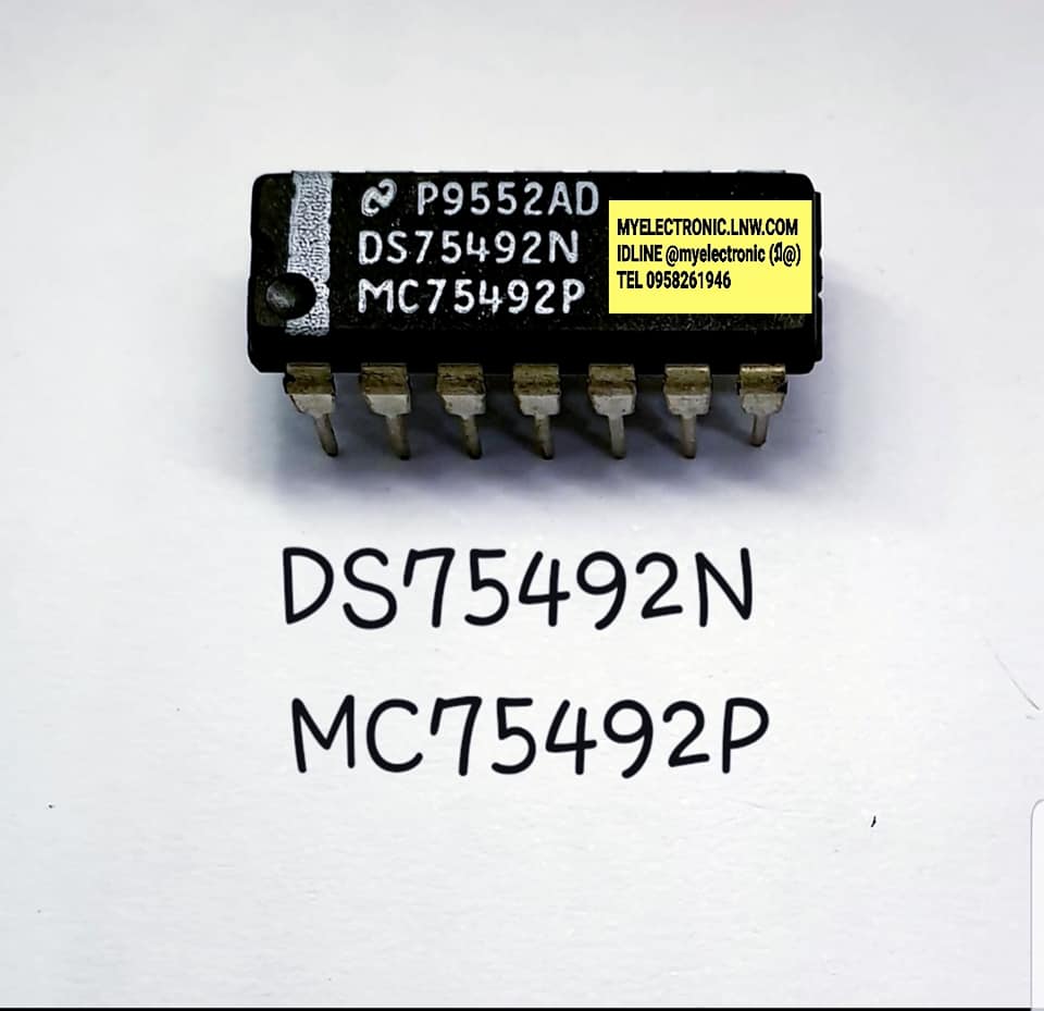DS75492Nยี่ห้อNATIONALตัวถังDIP14ขาราคาตัวละ