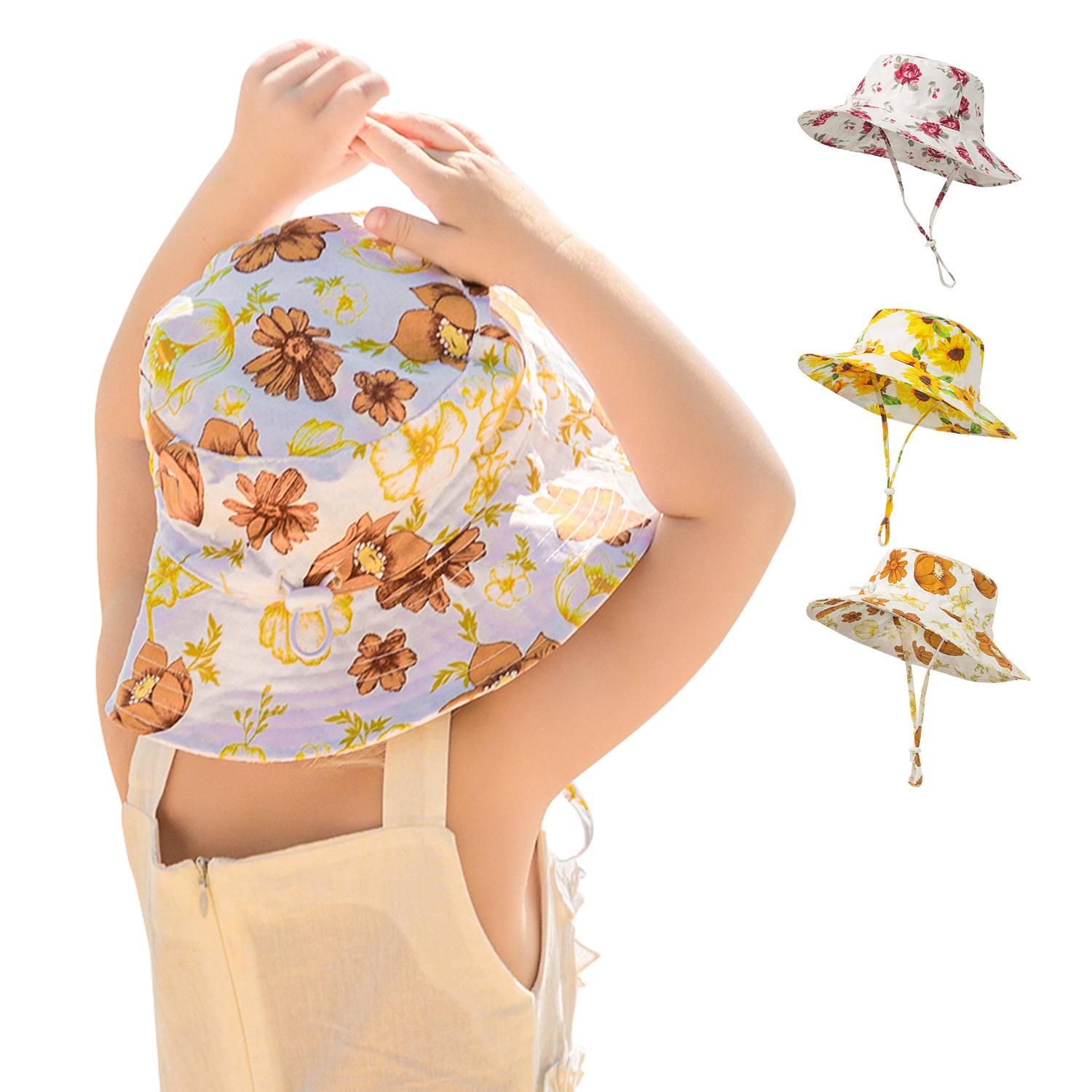 MUISUNGSHOP F01 หมวกเด็ก หมวกเด็กบัคเก้ต หมวกบักเก็ตเด็ก