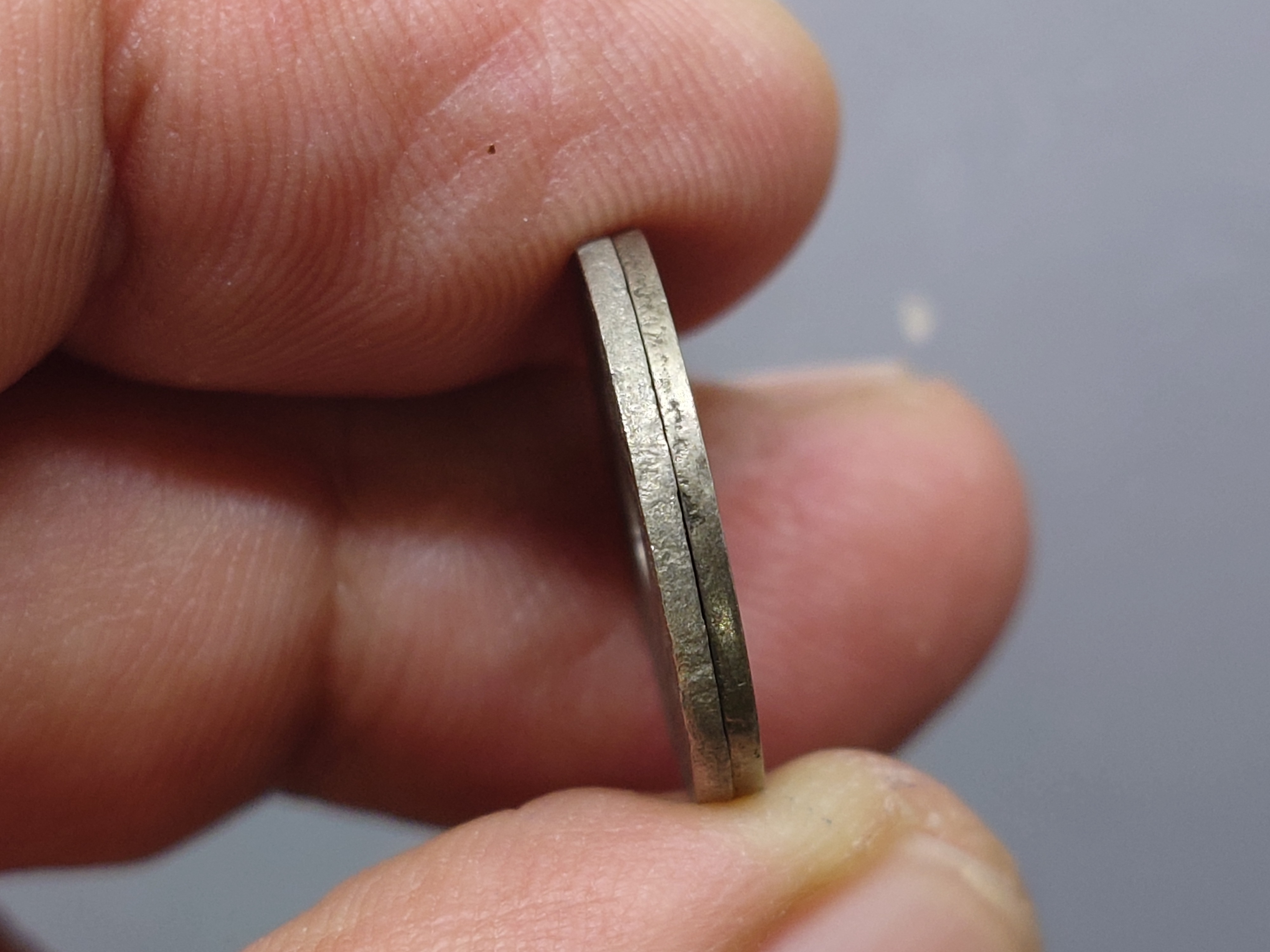 สตางค์รู 5 สตางค์ (บล็อกจุดชิด และจุดห่าง หายาก) เนื้อนิเกิล ปี2456