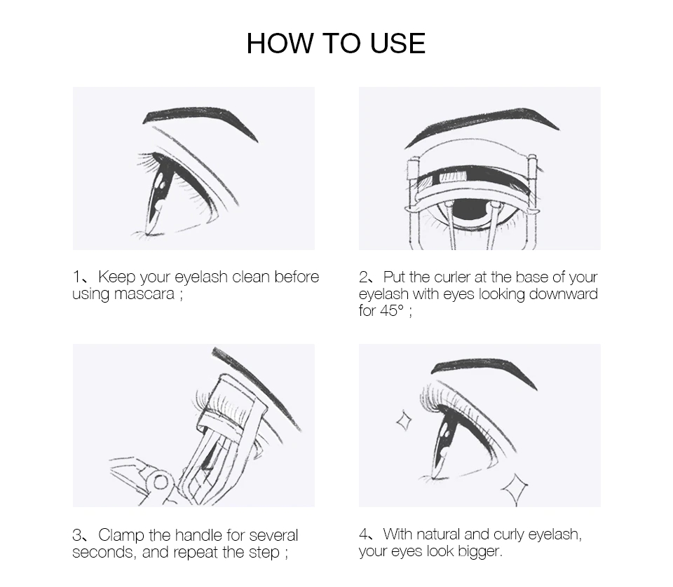 MUISUNGSHOP Eyelash Curler เครื่องมือดัดขนตา ช่วยทำให้ตาดูโต