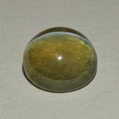 **ขายแล้ว**คริสโซเบริลตาแมวหรือไพฑูรย์ (Cat's eye Chrysoberyl) 1.16 กะรัต เนื้อเนียน จากศรีลังกา
