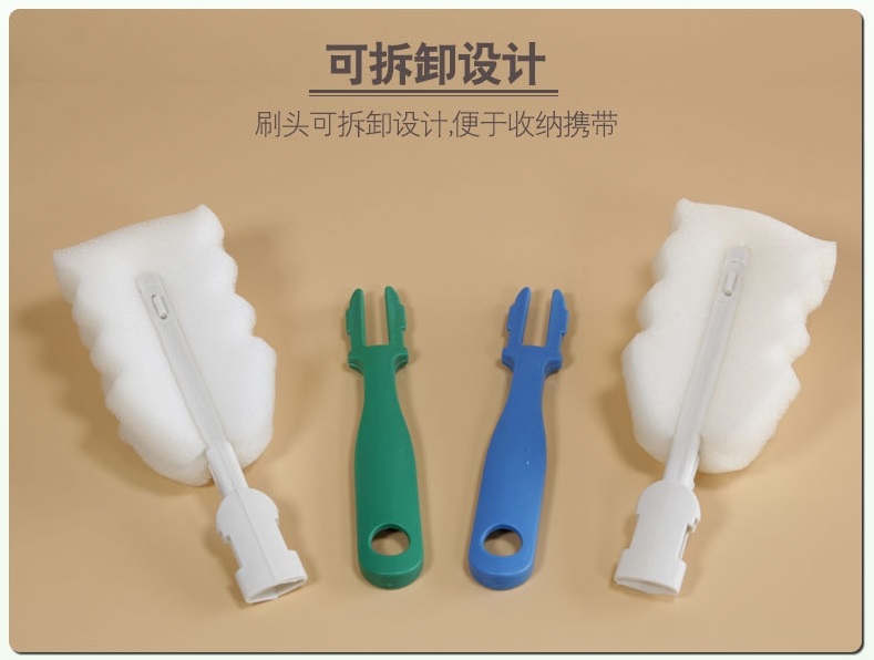 MUISUNGSHOP ซื้อ 1 แถม 1 แปรงฟองน้ำล้างขวดนม