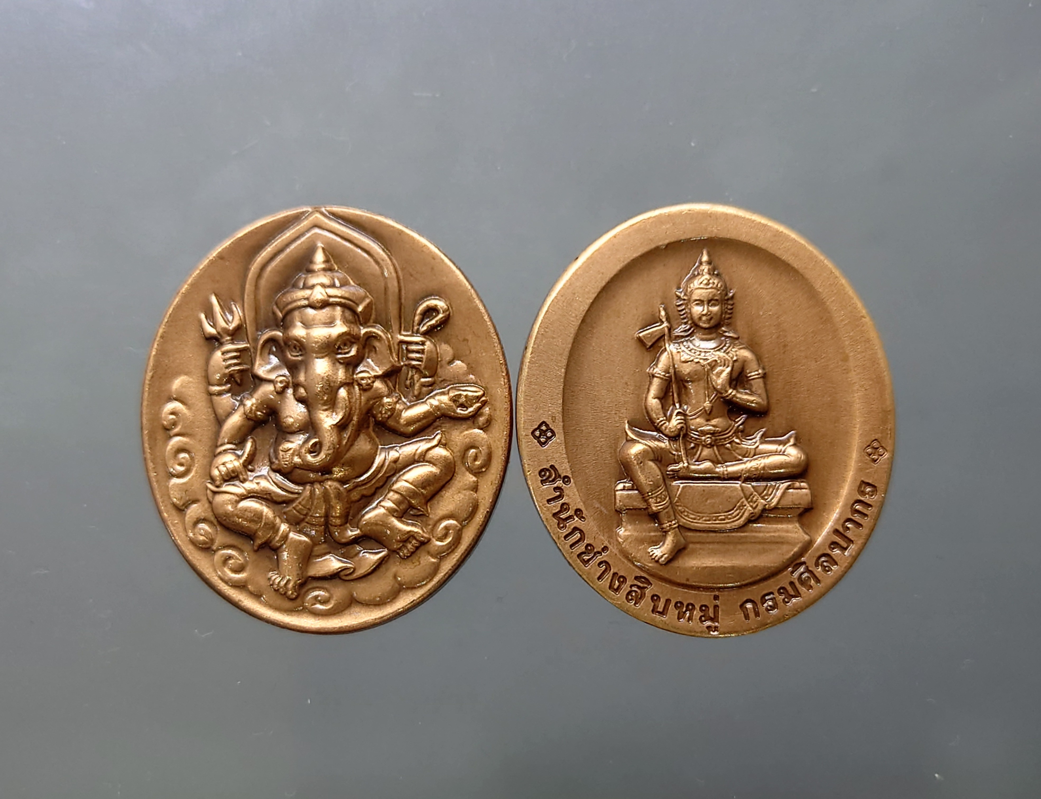 พระพิฆเนศ หลังองค์พระวิษณุกรรม (พิมพ์ใหญ่) กรมศิลปากร สำนักช่างสิบหมู่ ปี 2552