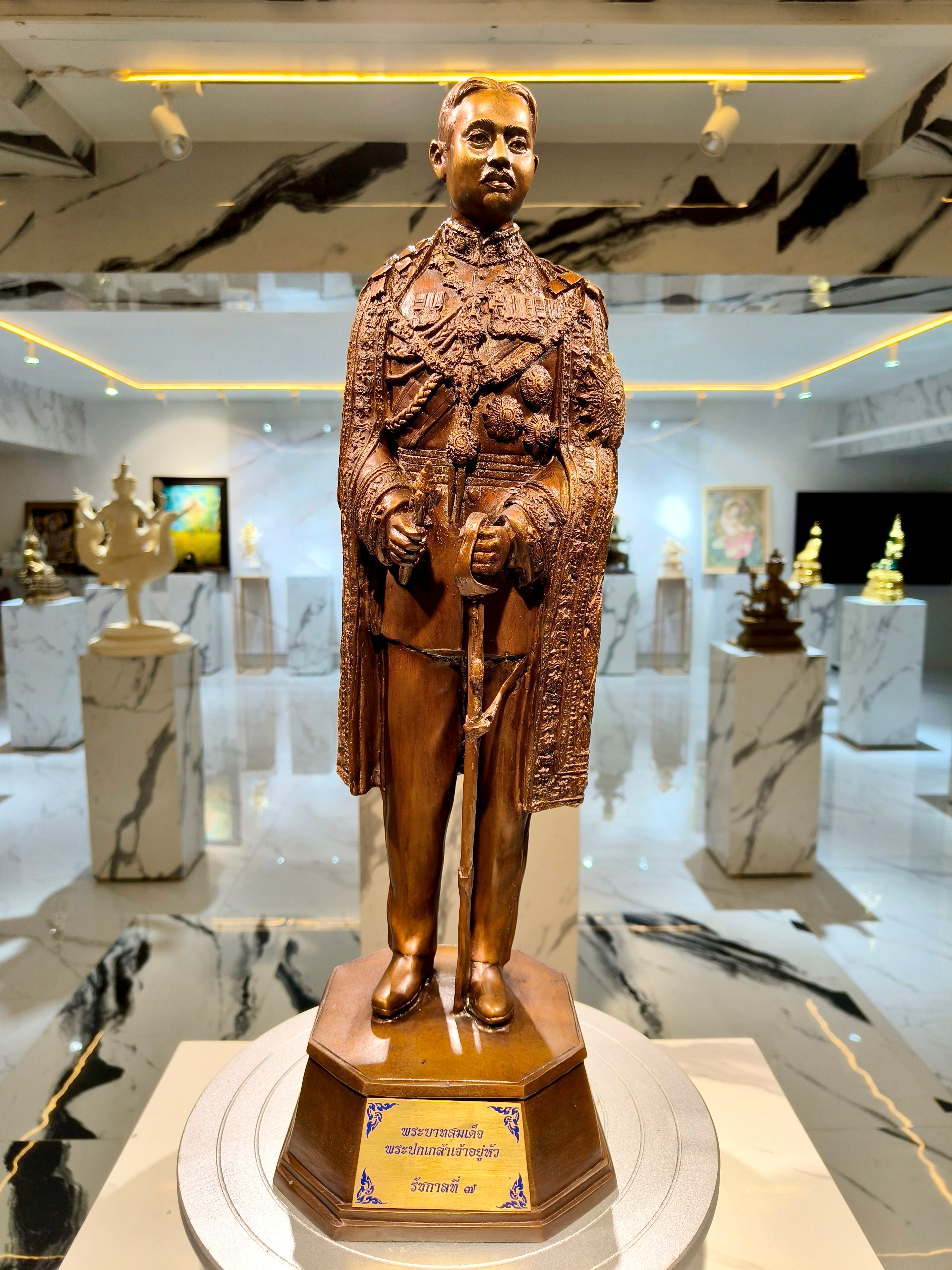 รูปหล่อ รัชกาลที่ 5 ร.5 หน้าตัก 9 นิ้ว พระบาทสมเด็จพระจุลจอมเกล้าเจ้าอยู่หัว (พระปิยมหาราช)