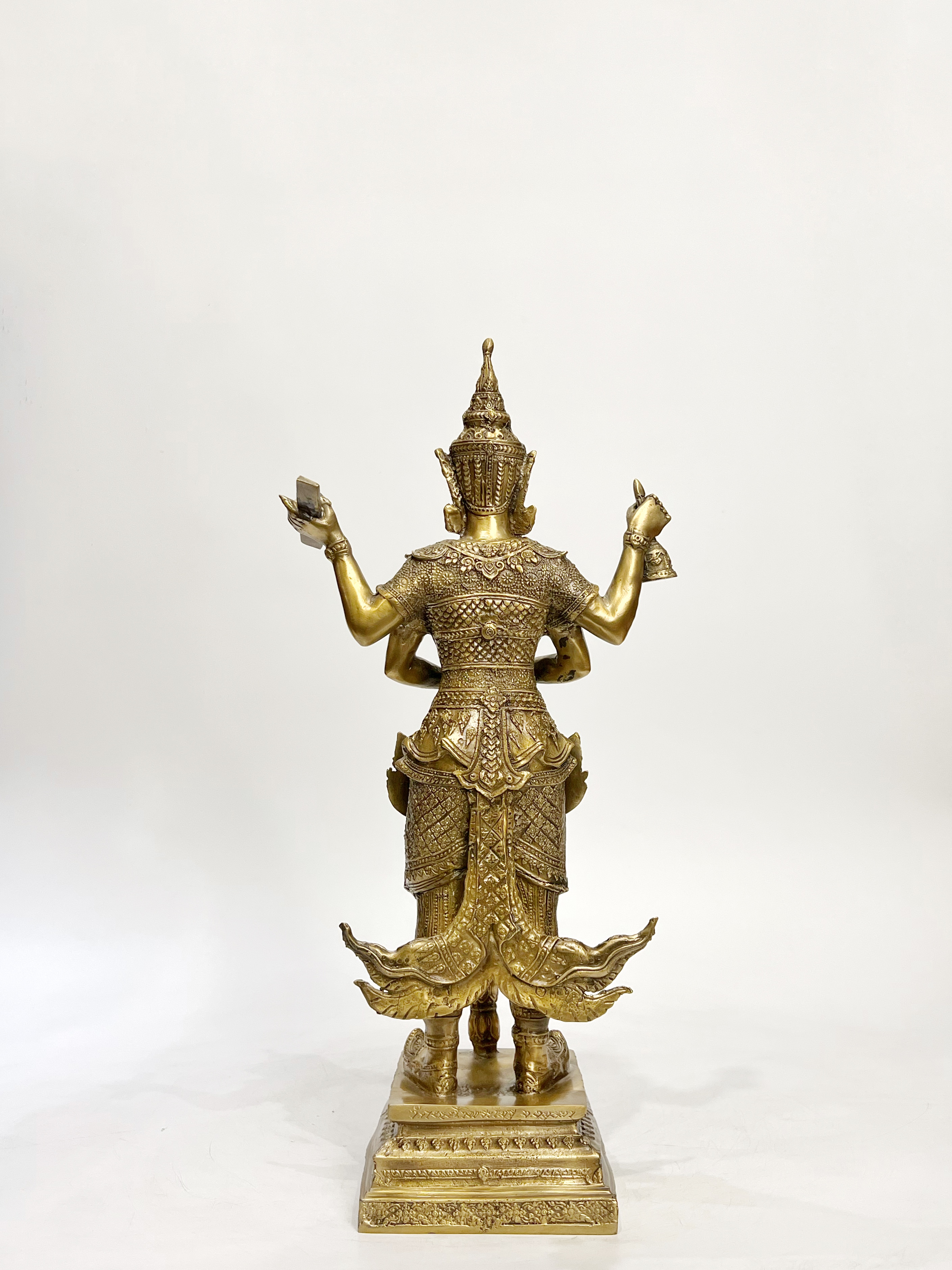 รูปหล่อ ท้าวเวสสุวรรณ ขนาดสูง 18 นิ้ว ท้าวเวสสุวรรโณ จตุมหาราชิกา วัดหน้าพระเมรุราชิการาม พระนครศรีอยุธยา