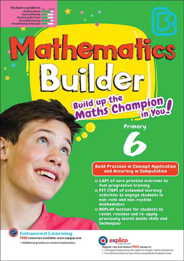 แบบฝึกหัดคณิตศาสตร์ ป.6_Mathematics Builder Primary 6