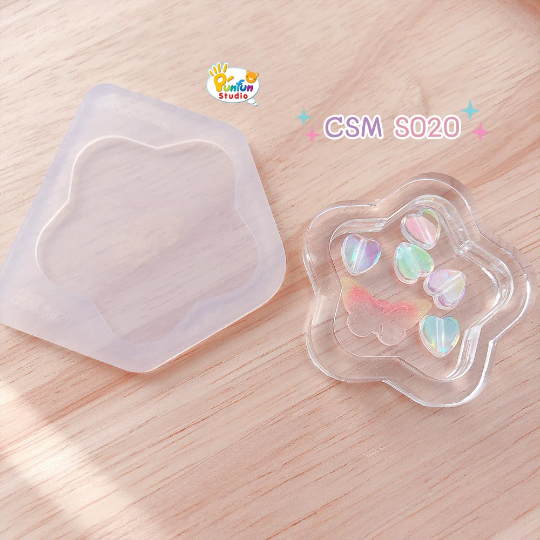แม่พิมพ์ซิลิโคน Shaker S020/2 ดาว 5 แฉก A แบบกลวง