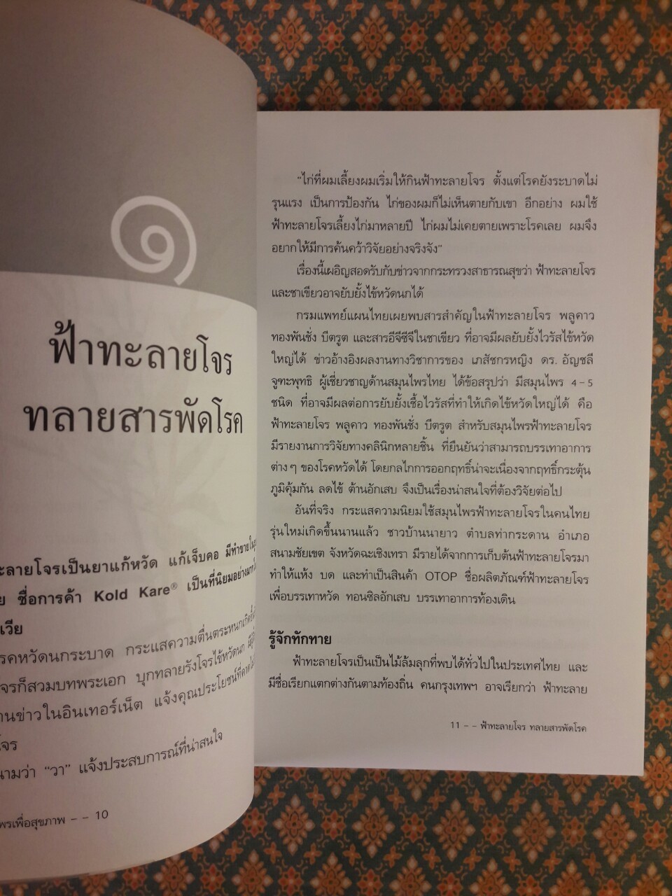 สุดยอดสมุนไพรเพื่อสุขภาพ