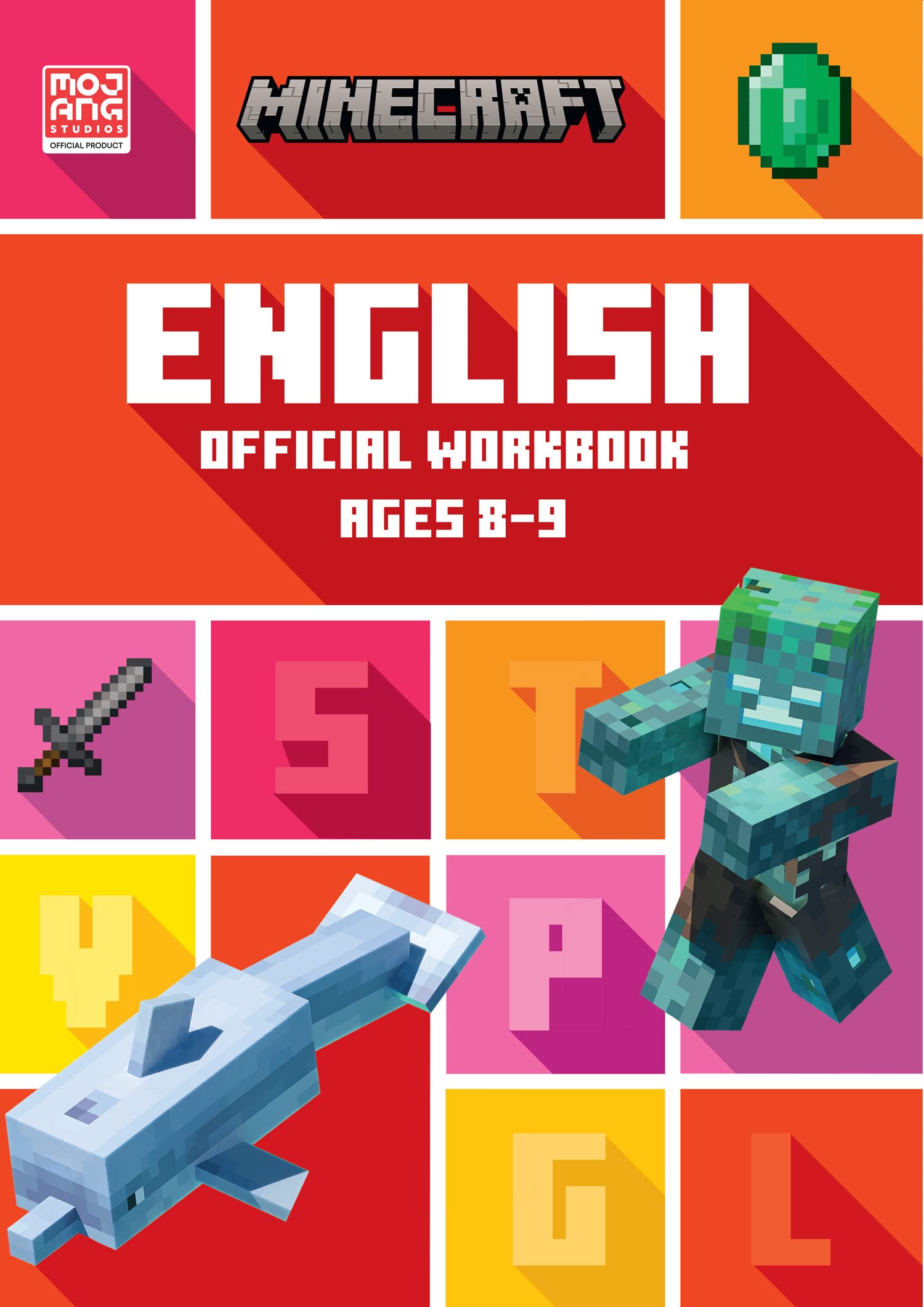 MINECRAFT ENGLISH OFFICIAL WORKBOOK AGES 8-9 (MINECRAFT EDUCATION)