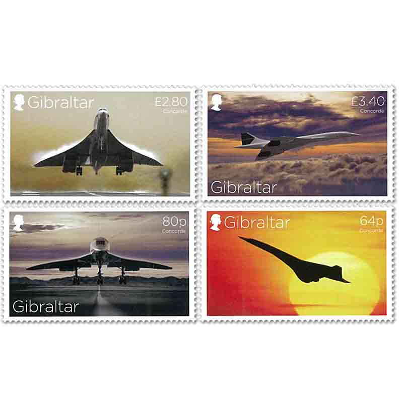 Gibraltar Stamp, 2019 Concorde