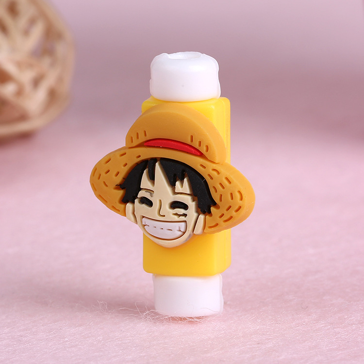 ถูกที่สุด เพียง 20 บาท ตัวล็อคถนอมสายชาร์จลายการ์ตูน MKII