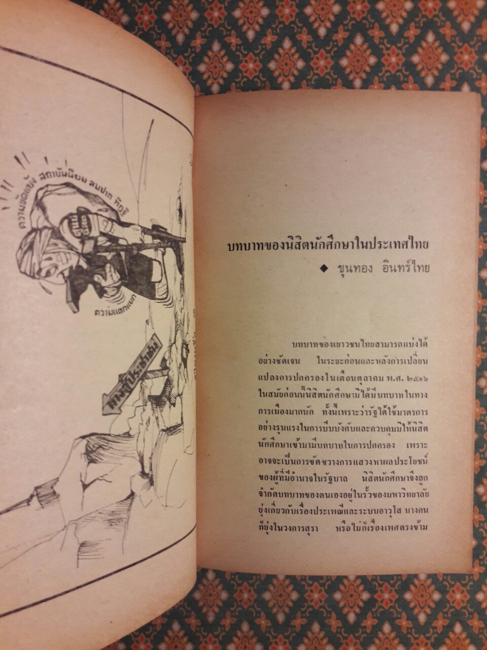ความล้มเหลวของขบวนการนิสิตนักศึกษา