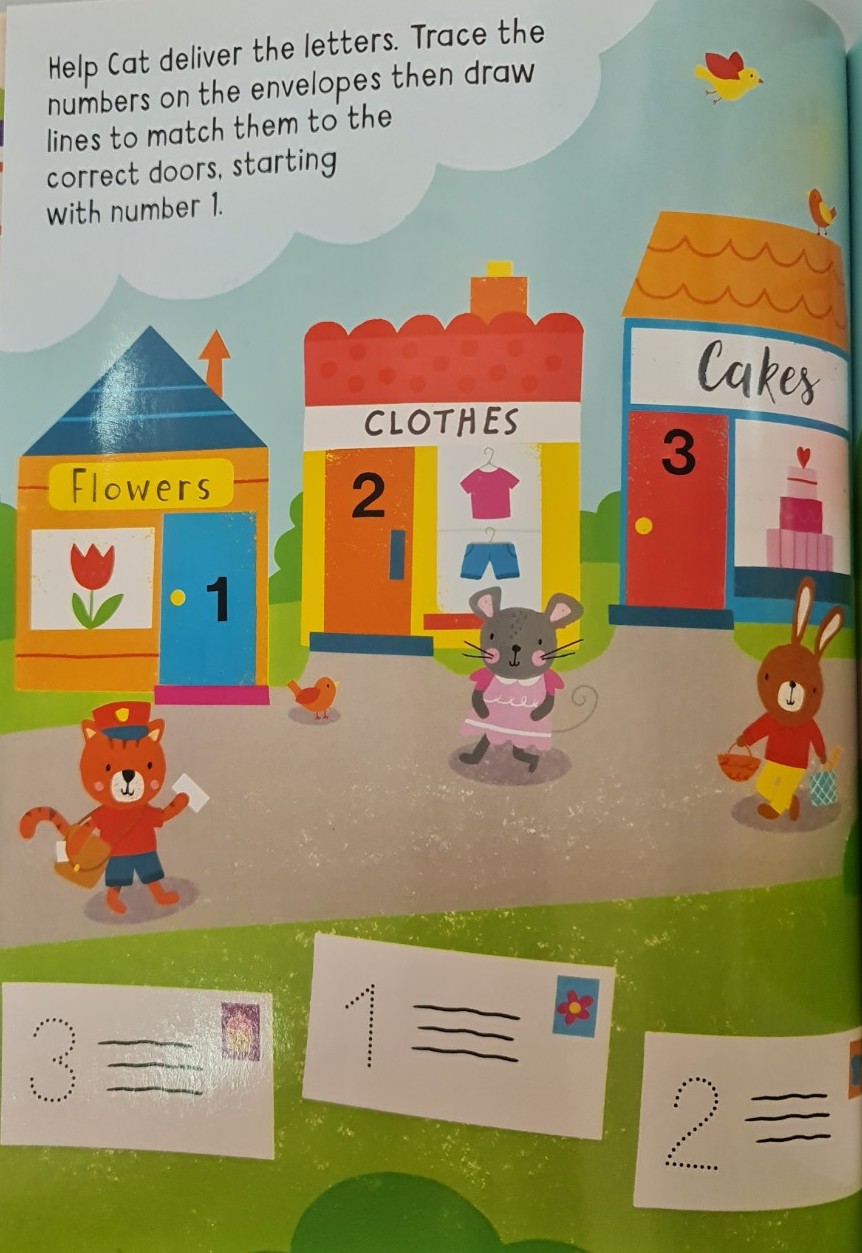 หนังสือ Usborne ชุด Wipe clean หนังสือเช็ดทำความสะอาดได้ พร้อมปากกา