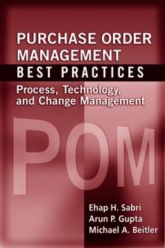 Purchase Order Management Best Practices ISBN 9781932159639