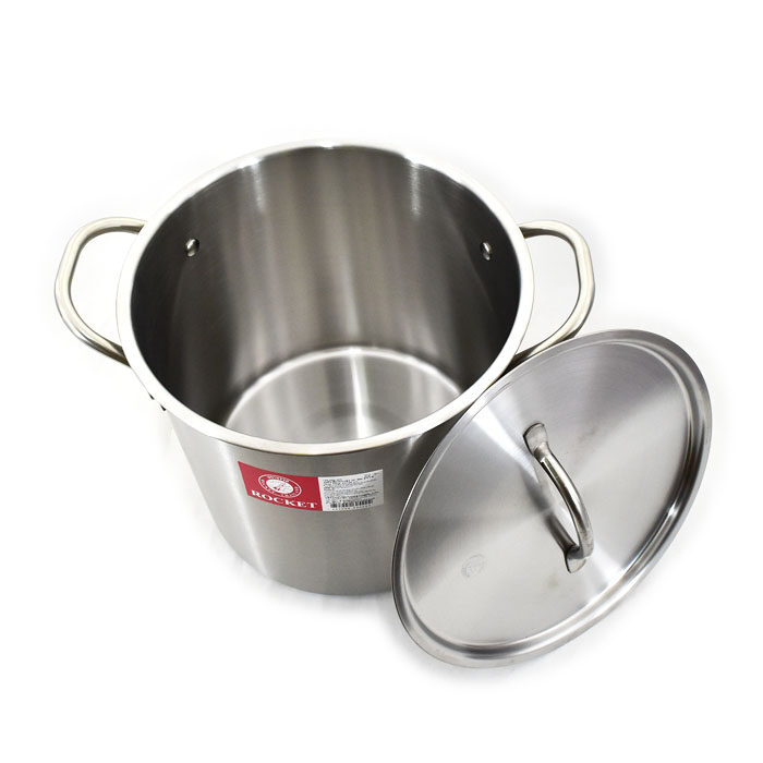 หม้อสตูว์ หม้อต้ม ทรงสูง 22 ซม. ตราจรวด