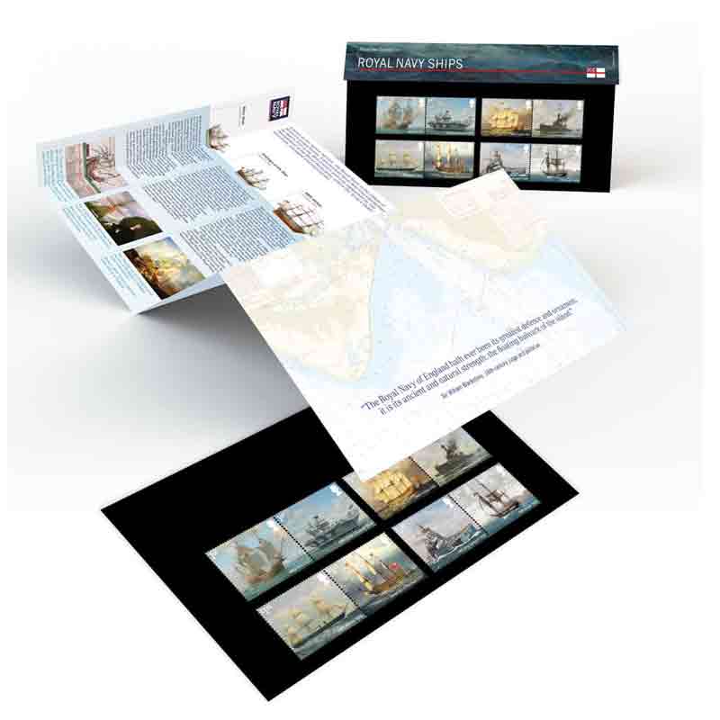 UK Stamp, 2019 Royal Navy Ships Pack