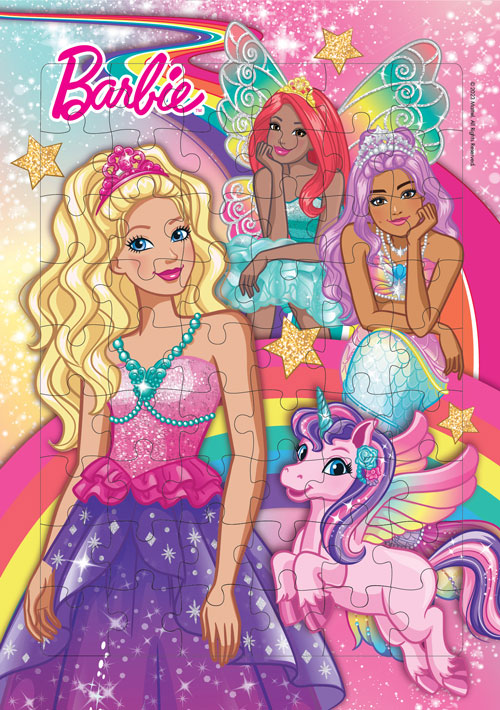 จิ๊กซอว์ Barbie Fantasy รุ้งระยิบระยับ 54 ชิ้น
