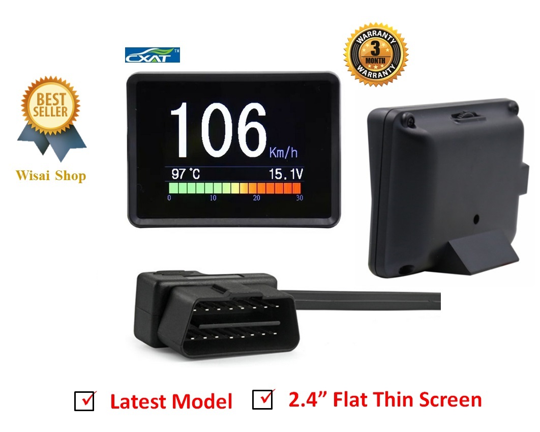 OBD สมาร์ทเกจ Smart Gauge Digital Meter/Display รุ่น A203 (พร้อมคู่มือภาษาไทยและภาษาอังกฤษ) รับประกันคุณภาพ 3 เดือน