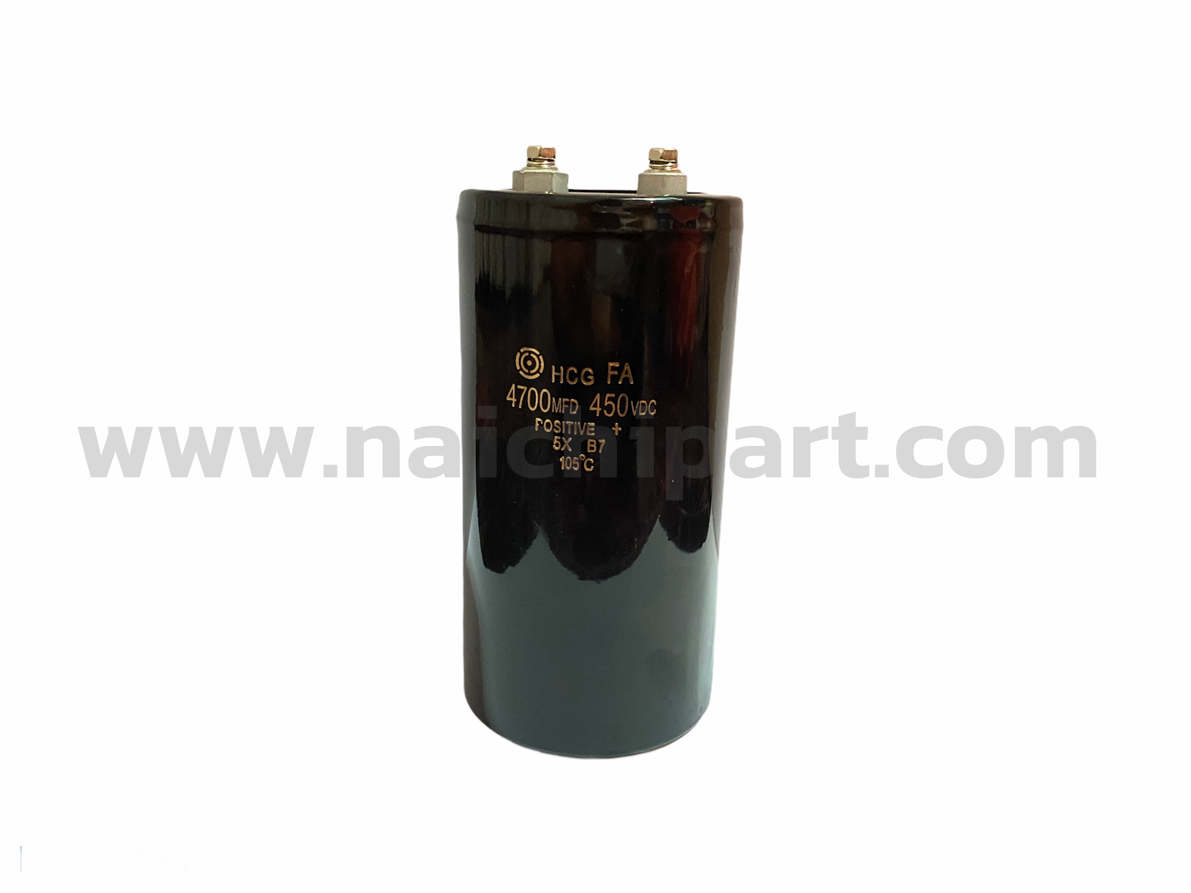 คาปาซิเตอร์ 3900uF 450Vdc แบบหัวน็อต 90*95mm
