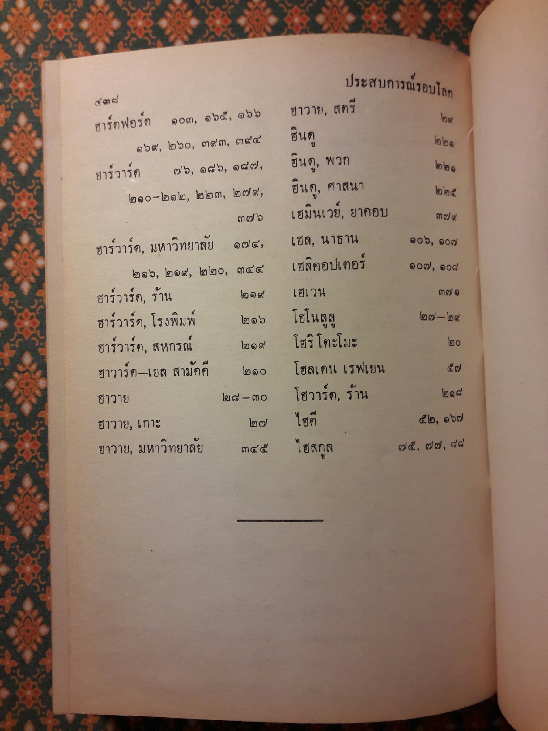 ประสบการณ์รอบโลก