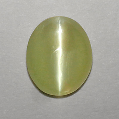 คริสโซเบริลตาแมวหรือไพฑูรย์ (Cat's eye Chrysoberyl) 1.49 กะรัต จากอินเดีย