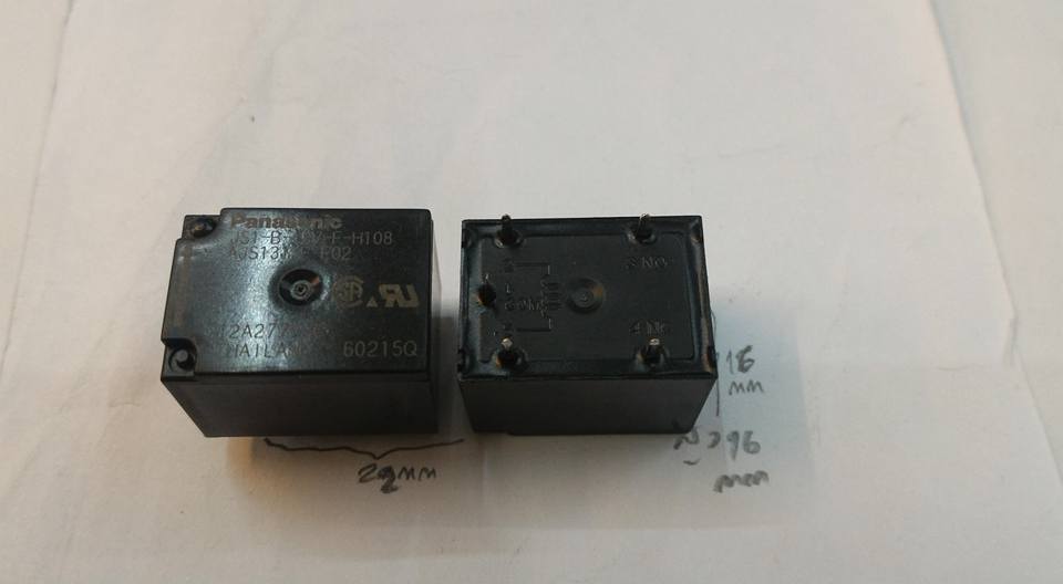 RELAY JS1-B-6V-F COIL 6VDC 5ขาลงปริ้นPCB คอนแทรค contract12A277V RELAY-MATSUSHITA