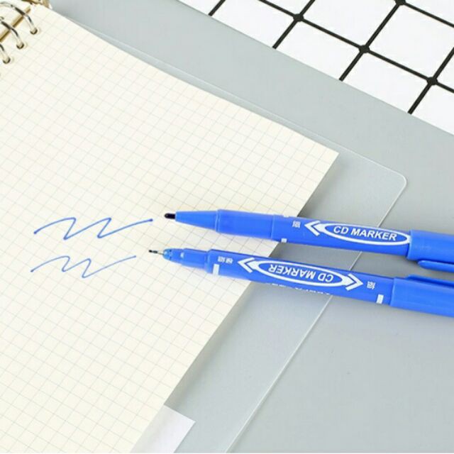MUISUNGSHOP CD MARKER ปากกา Permanent เขียนซองไปรษณีย์พลาสติก (กันน้ำ) ปากกาเขียนซองไปรษณีย์ ซอง จม. ซีดี CD สูตรน้ำมัน