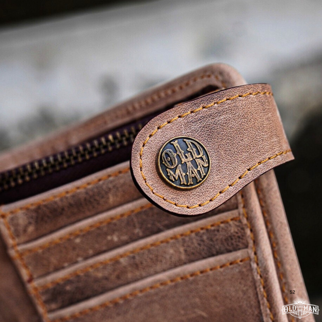 Ledger wallet หนังวัว+หนังแกะ