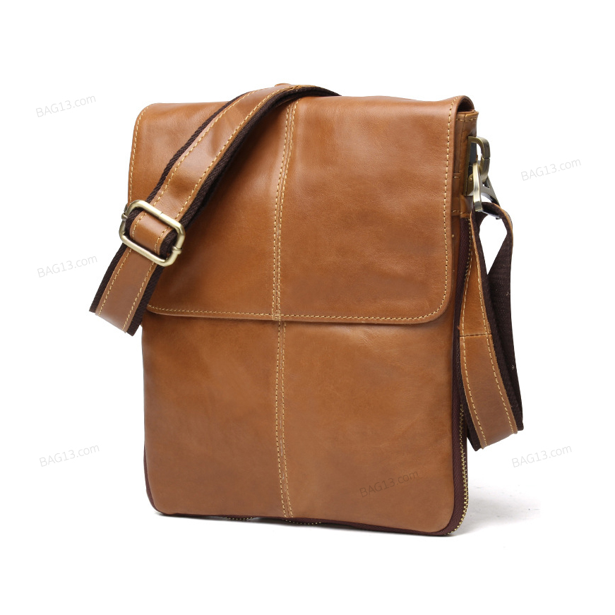 กระเป๋าสะพายข้างผู้ชาย กระเป๋าหนังแท้ผู้ชาย รหัส A026