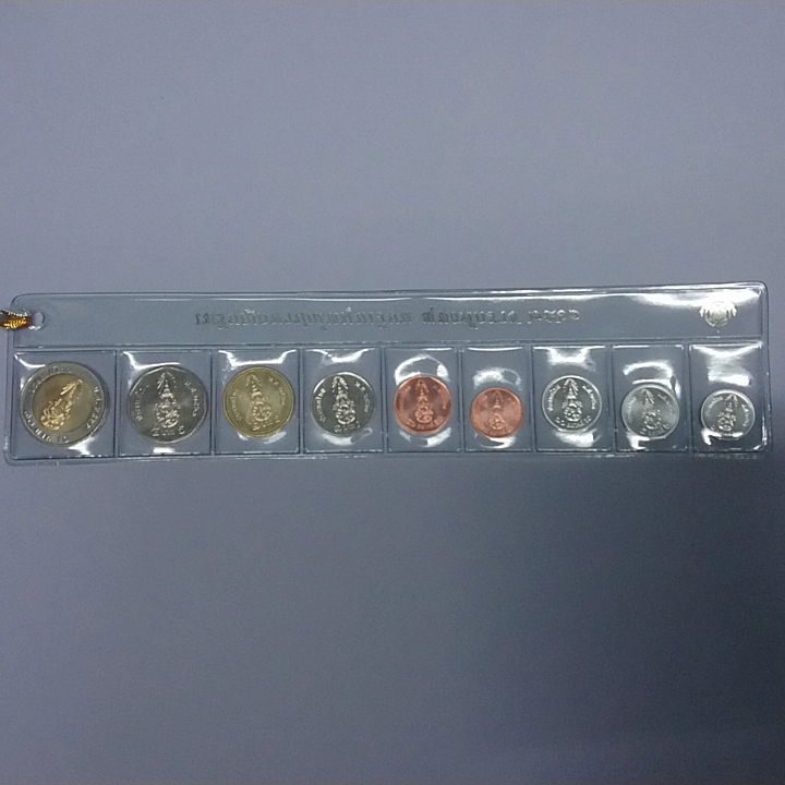 ที่คั่นหนังสือชุดเหรียญ ร10 (ชุด 9 เหรียญ) แพคกรม 2561