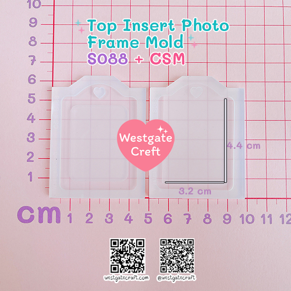 แม่พิมพ์ซิลิโคน SHAKE S088 Top Insert Photo Frame Mold + CSM