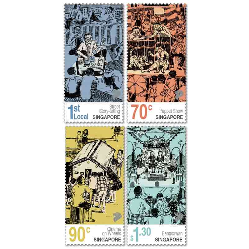 Singapore Stamp, 2019 Street Story Telling in Singapore