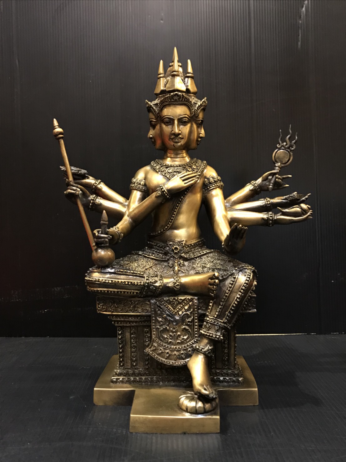 รูปหล่อ ท้าวมหาพรหม พระพรหม หน้าตัก 5 นิ้ว