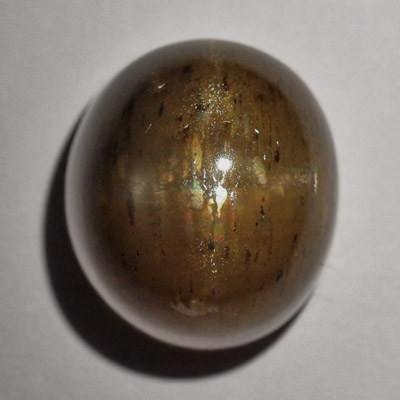 สตาร์ซันสโตน (Star Sunstone) 9.74 กะรัต สีน้ำตาล สตาร์ 4 ขาอ่อนๆ