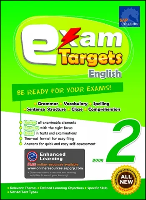 แบบฝึกหัดภาษาอังกฤษ ป. 2 Exam Targets English Book 2