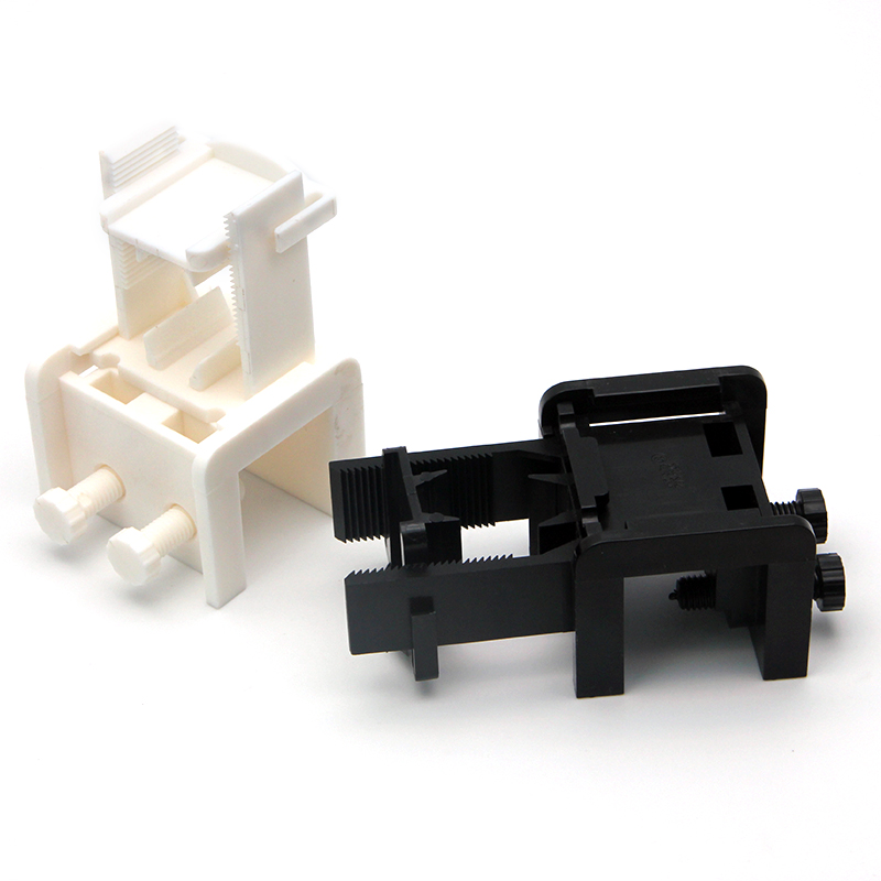 ตัวล็อคท่อกับกระจก สำหรับท่อ 20/25/32 มิล สีขาว