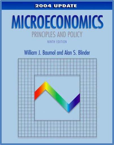 Microeconomics : Principles and Policy, 2004 Update ISBN 9780324201642