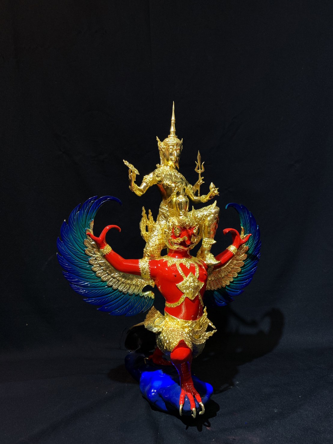เทวรูป พระนารายณ์ทรงครุฑ หน้าตัก 9 นิ้ว